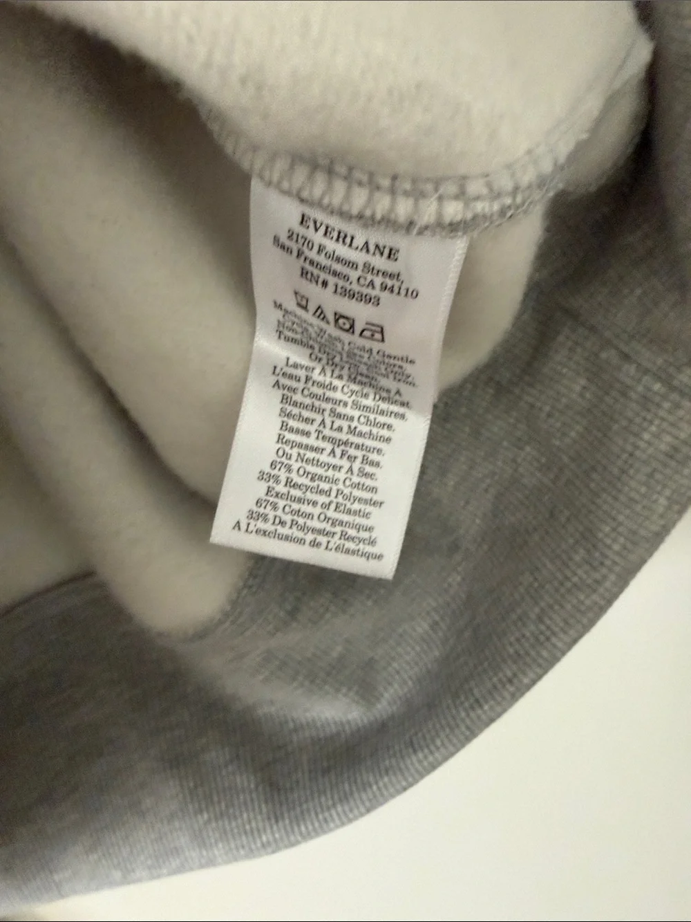 Everlane Gray Quarter-Zip Sweatshirt - Picture 4 of 5
